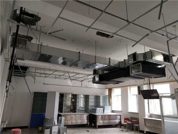 哈尔滨医科大学大庆分校新风排风管道